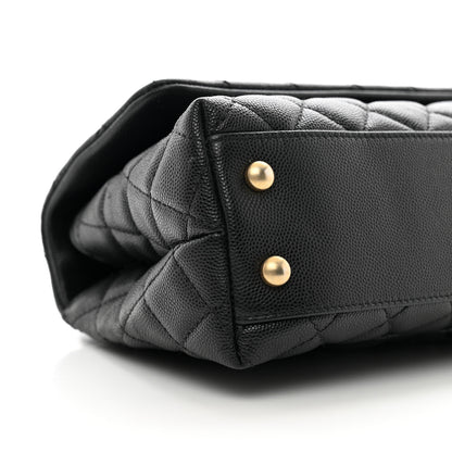 Chanel Caviar Quilted Mini Coco Handle Flap Black 9 of 10