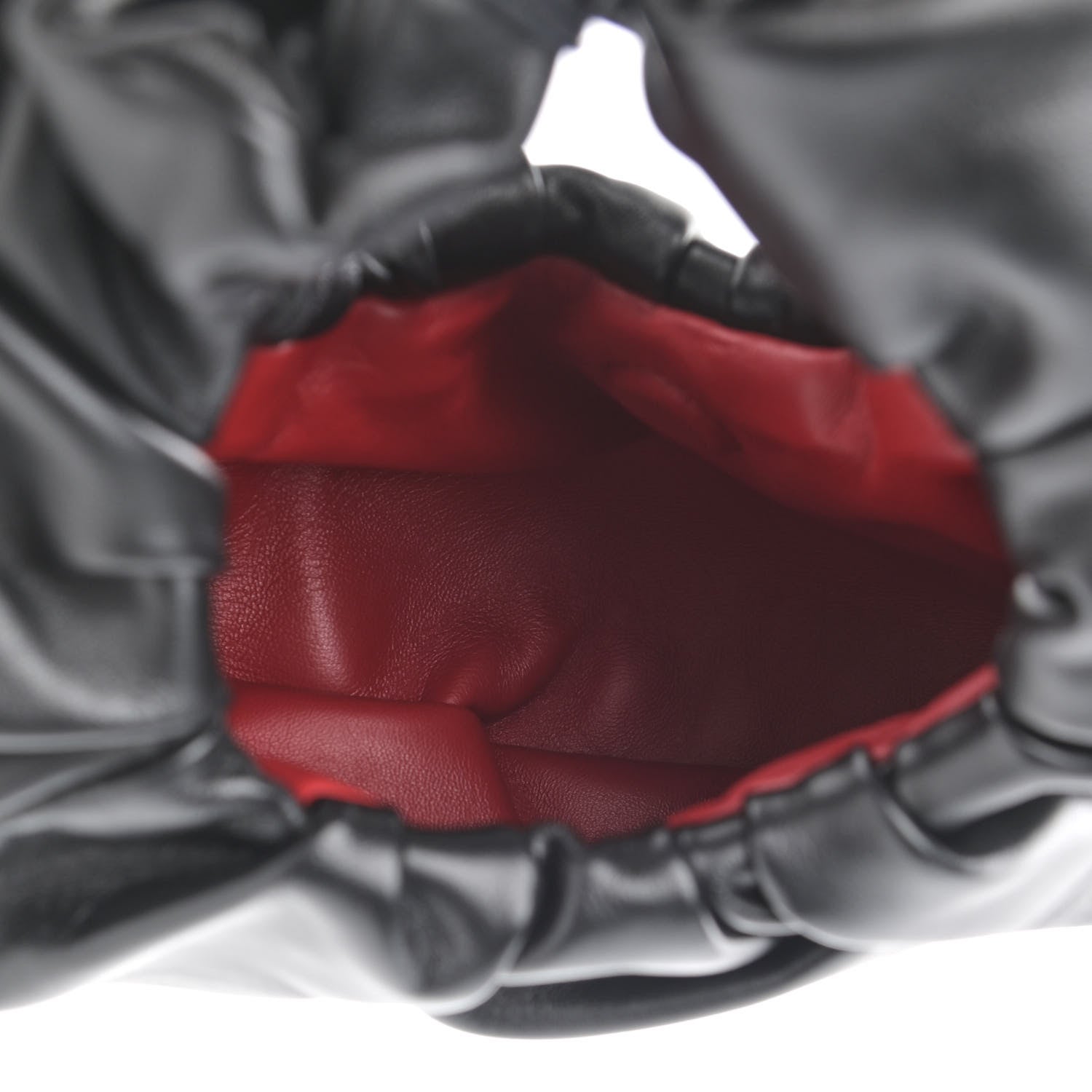 Mansur Gavriel Lambskin Mini Scrunchie Bag Black 5 of 9