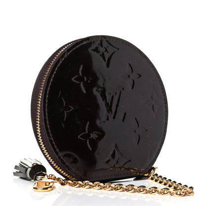 Louis Vuitton Vernis Chapeau Coin Purse Amarante 2 of 7