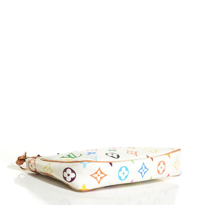 Louis Vuitton Monogram Multicolor Pochette Accessories White 3 of 8