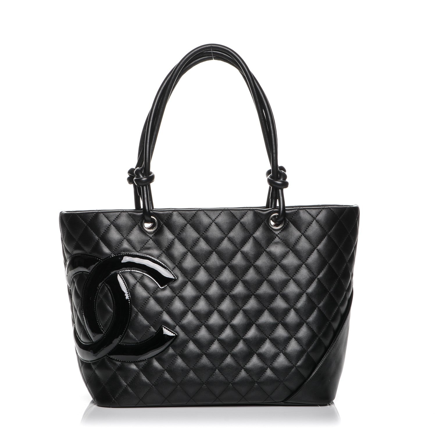 Chanel Calfskin Quilted Large Cambon Tote Black 1 of 7