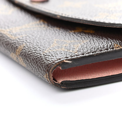 Louis Vuitton Monogram Emilie Wallet Rose Ballerine 8 of 11