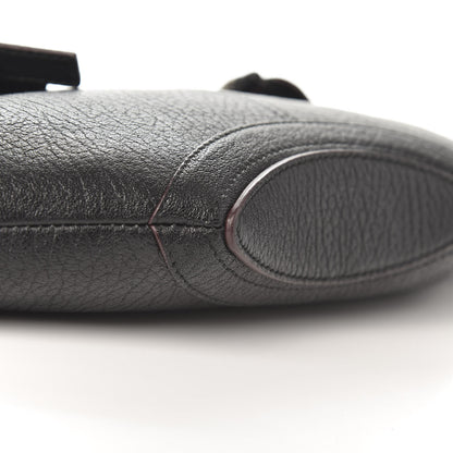 Alexander McQueen Calfskin De Manta Clutch Black 9 of 11