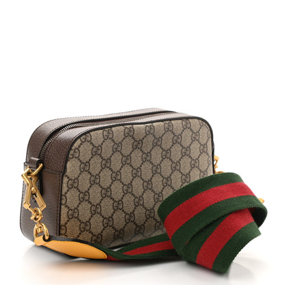 Gucci GG Supreme Monogram Web Neo Vintage Shoulder Bag Beige New Acero Crop 4 of 10