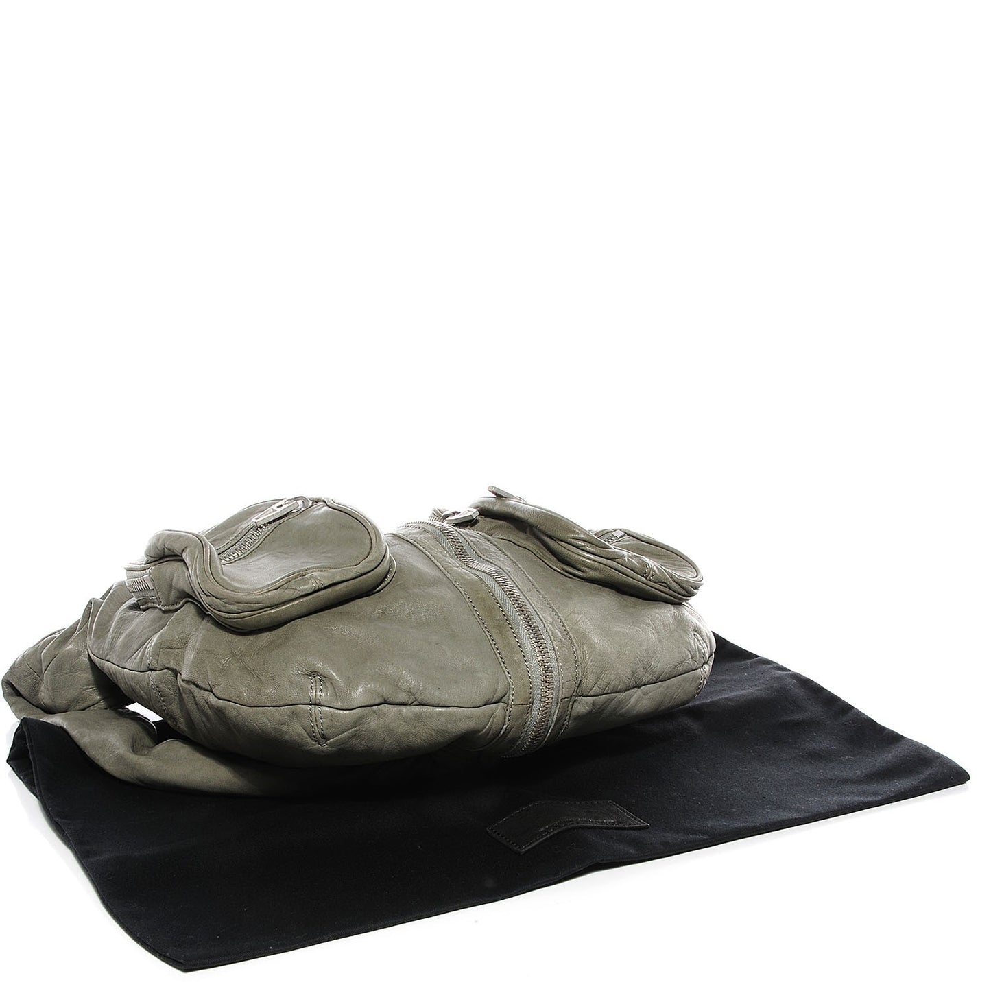 Lambskin Donna Hobo Green