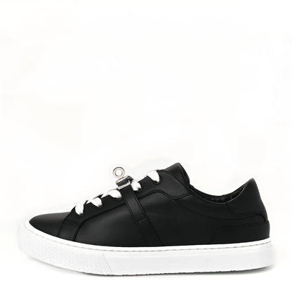 Hermes Calfskin Day Sneakers 36.5 Black 1 of 9