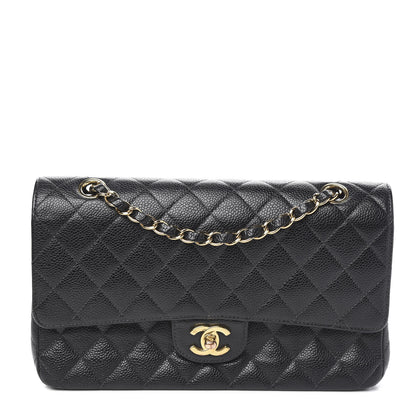 Chanel Caviar Quilted Medium Double Flap Black 1 of 9