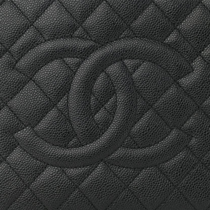 Chanel Caviar Quilted Grand Shopping Tote GST Black 7 of 9