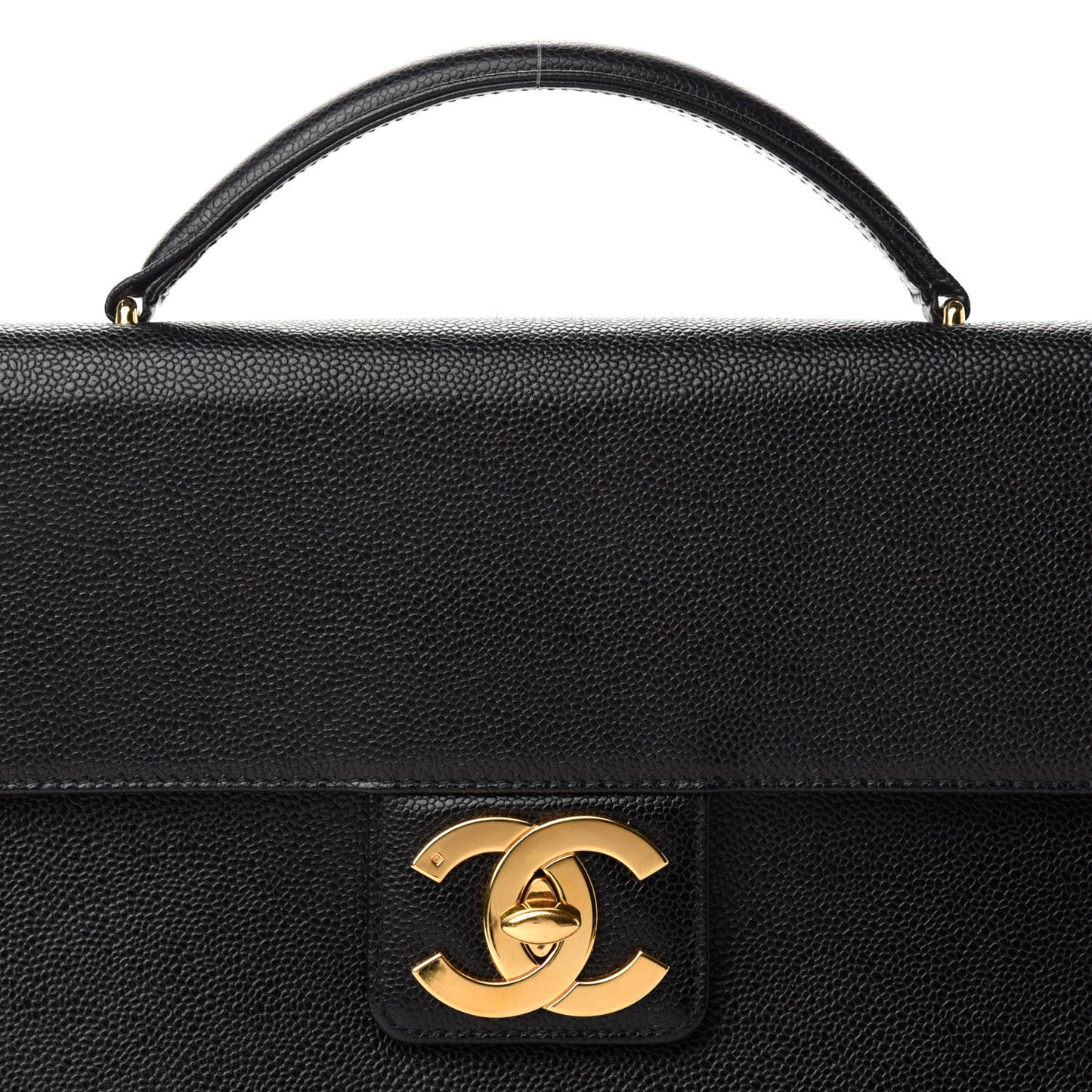 Caviar Briefcase Laptop Bag Black
