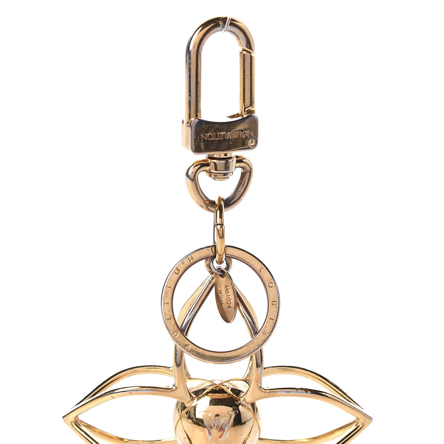 Sphere Bag Charm Gold