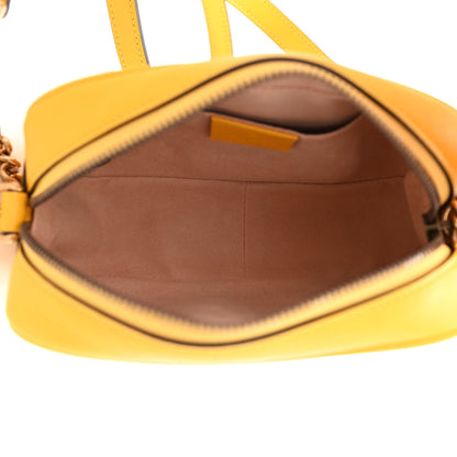 Gucci Calfskin Matelasse Mini GG Marmont Chain Shoulder Bag Stone Topaz 5 of 10