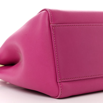 Fendi Nappa Mini Peekaboo Iconic Satchel Magenta 10 of 11