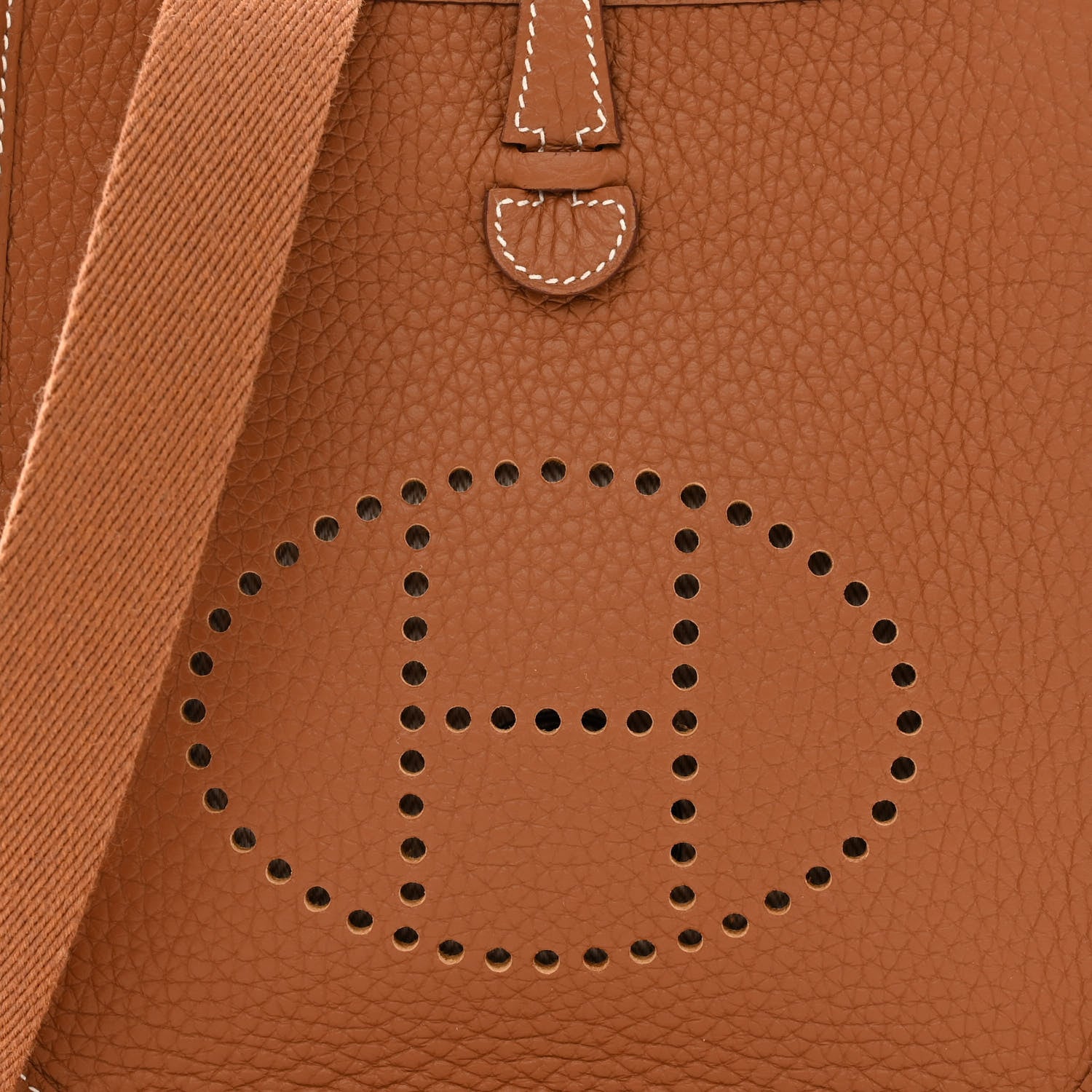 Hermes Taurillon Clemence Evelyne TPM Gold 8 of 11