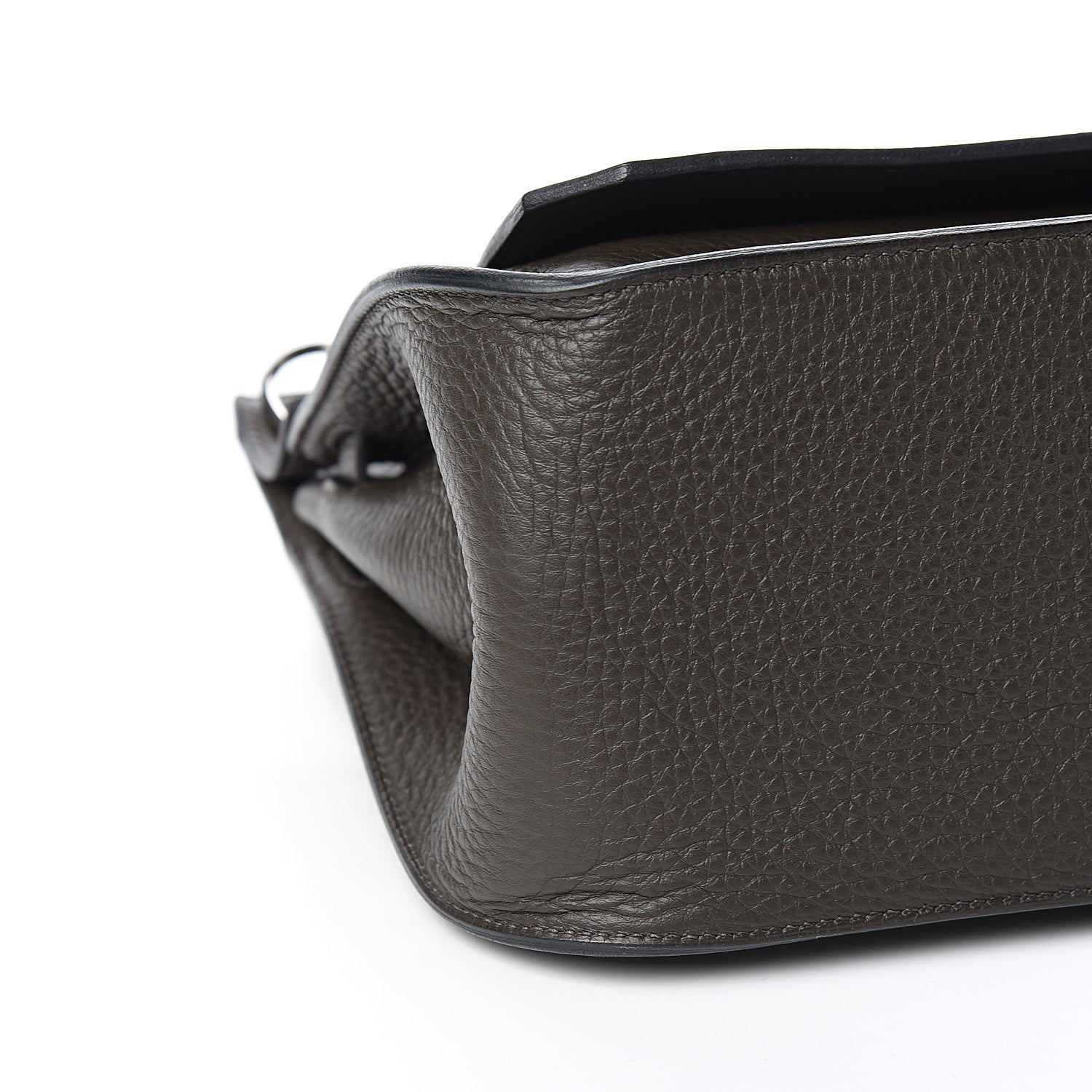 Hermes Taurillon Clemence Jypsiere 28 Vert de Gris 7 of 9