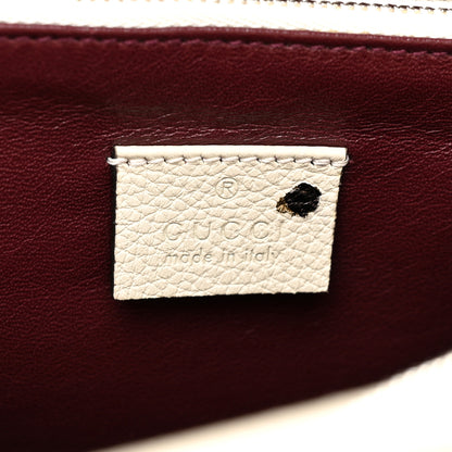 Gucci Grainy Calfskin Small Zumi Top Handle Bag Mystic White 8 of 12