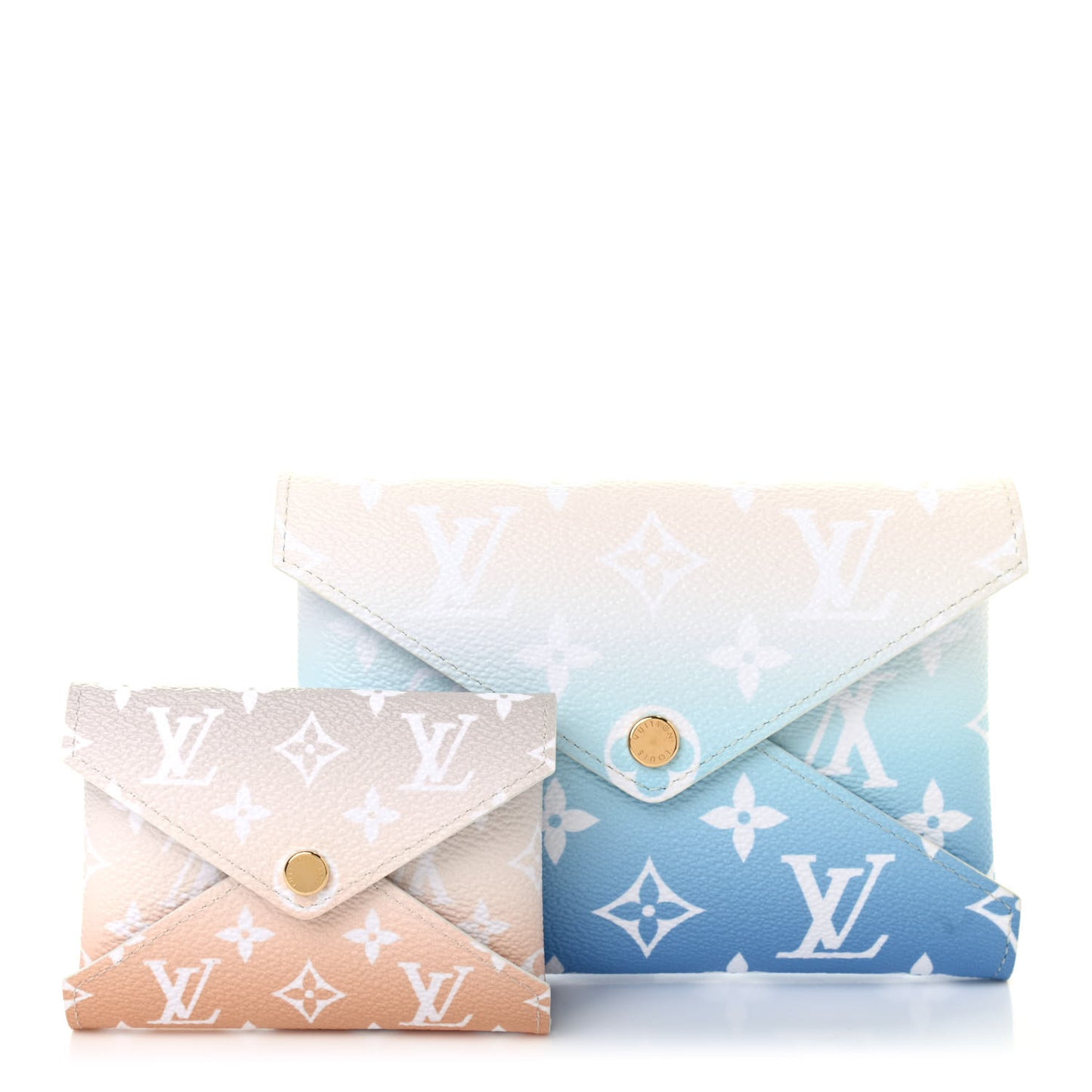 Monogram Giant By The Pool Kirigami Pochette Set Blue Mist