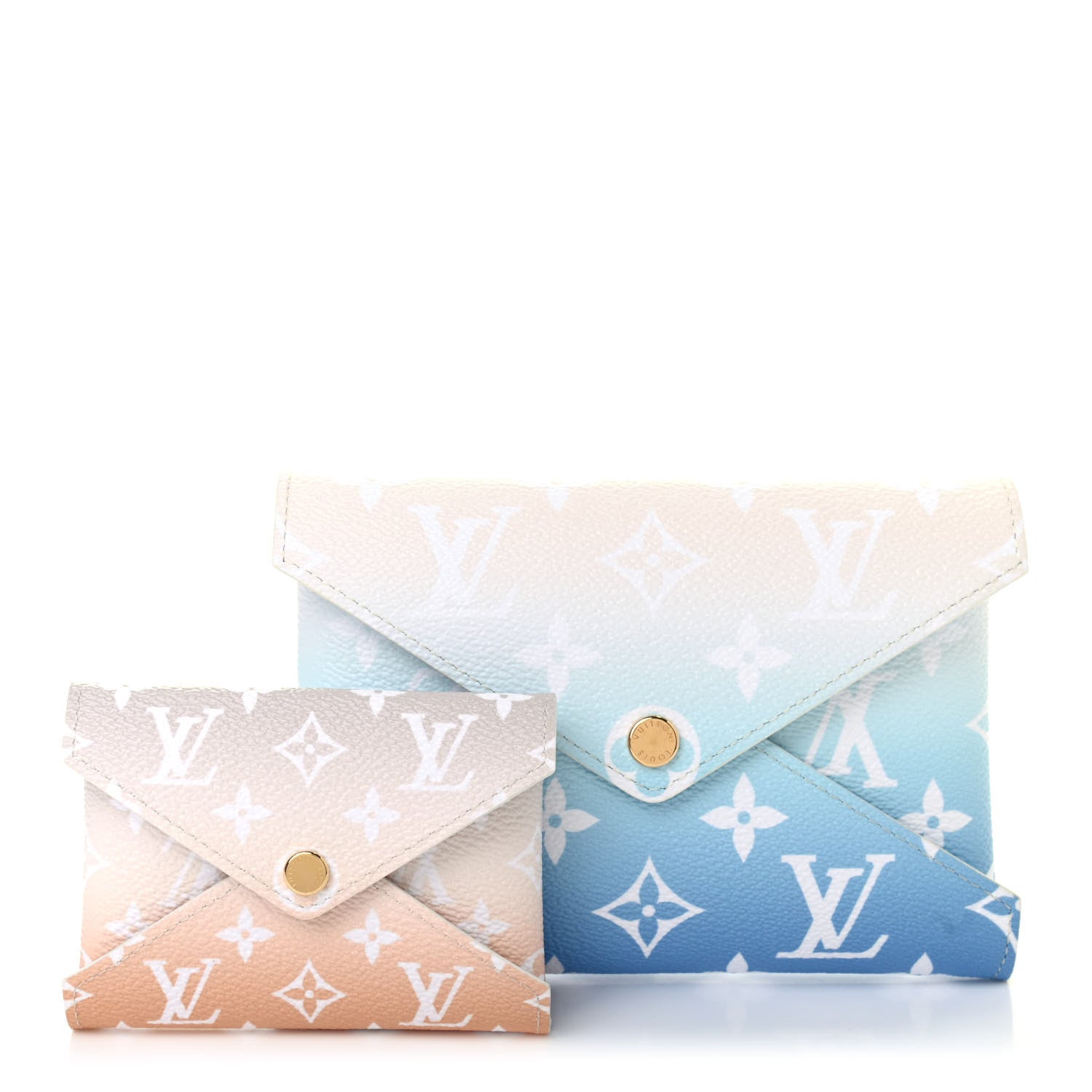Louis Vuitton Monogram Giant By The Pool Kirigami Pochette Set Blue Mist 1 of 7