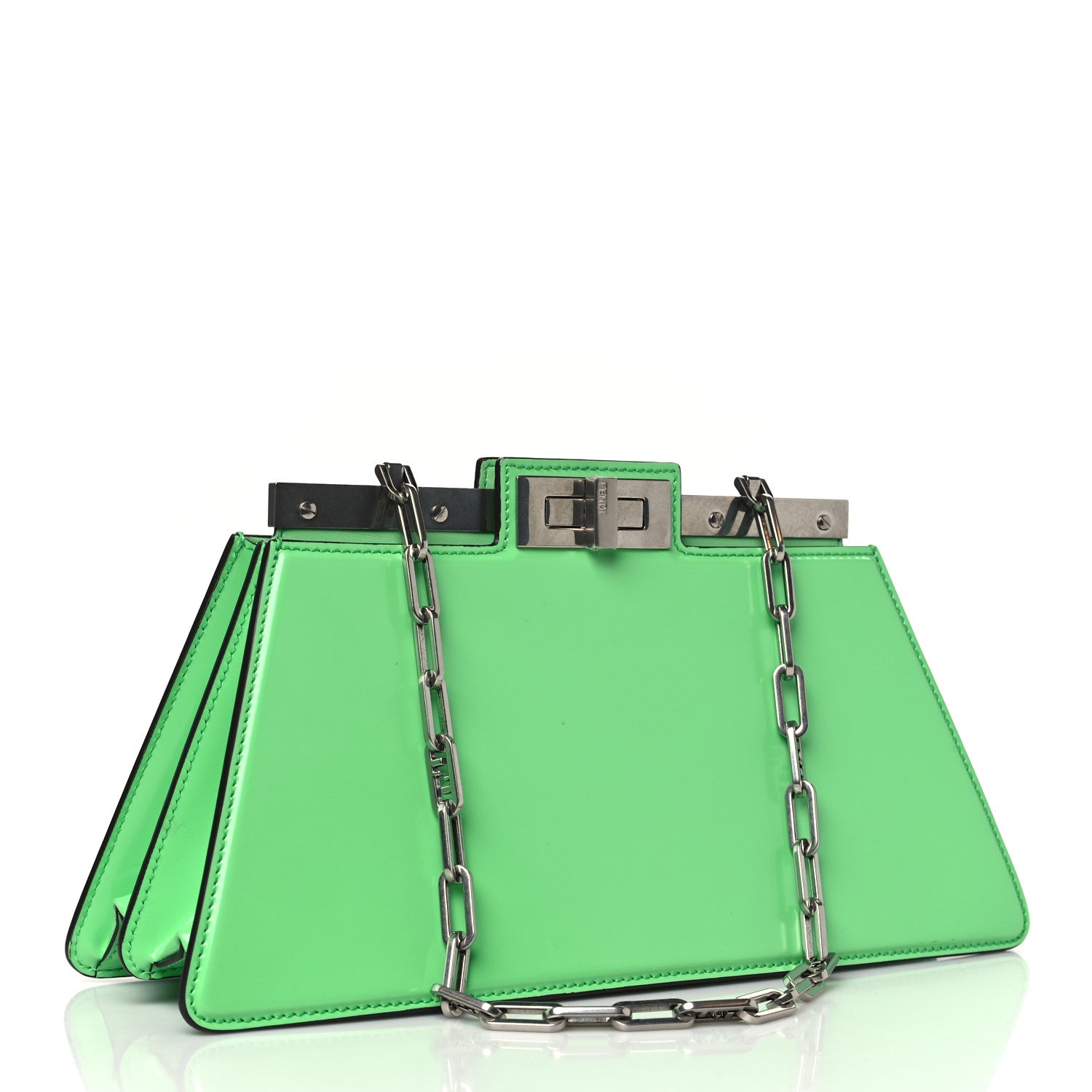 Fendi Shiny Nappa Peekaboo Cut Edamame 3 of 10