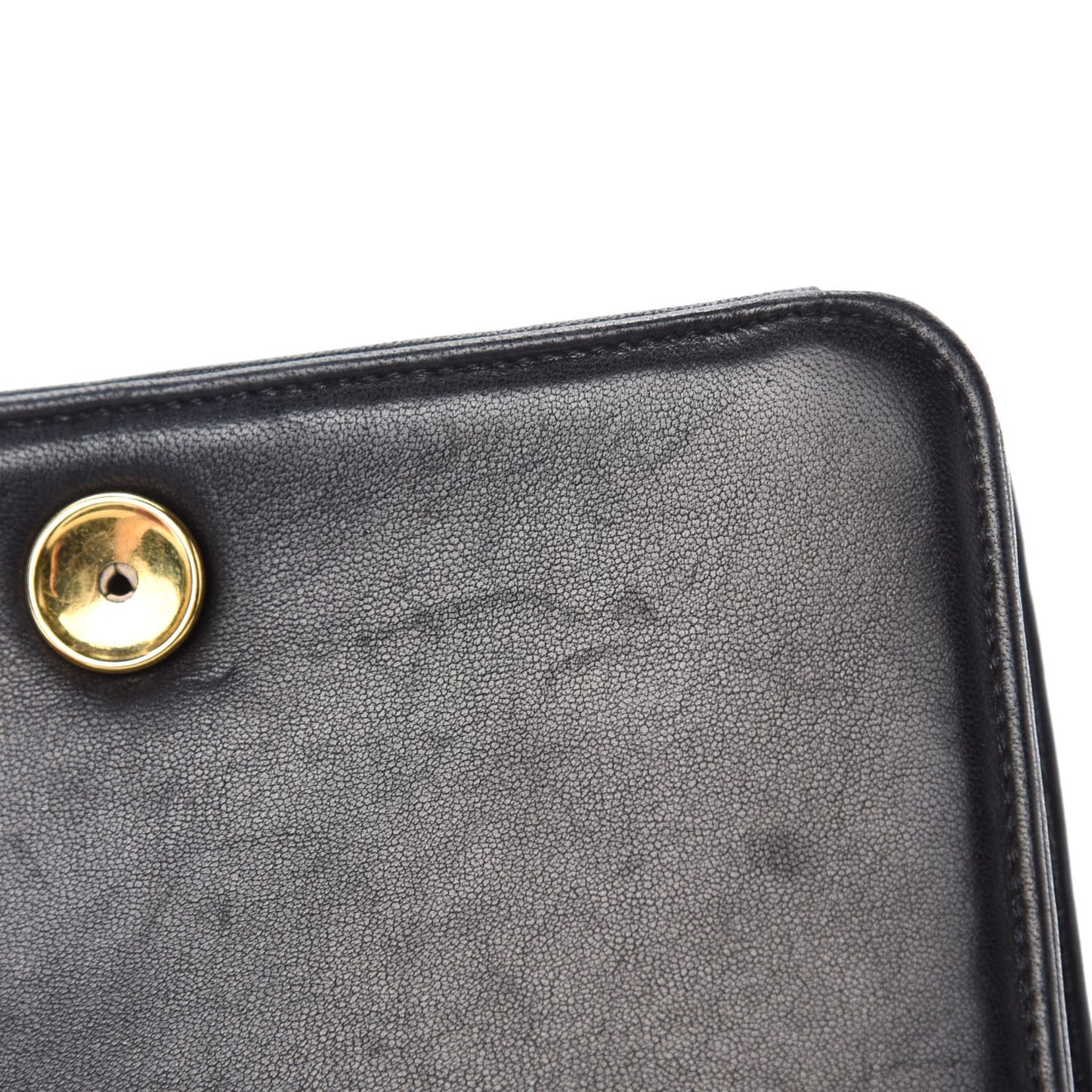Lambskin Quilted Mini Flap Black