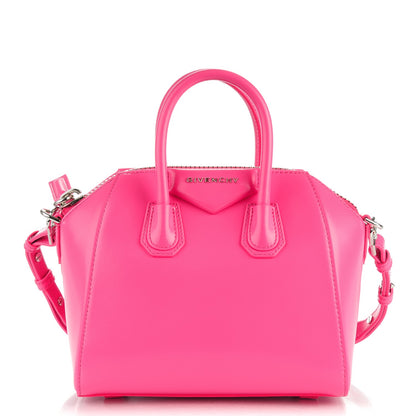 Givenchy Shiny Lord Calfskin Mini Antigona Shocking Pink 1 of 7