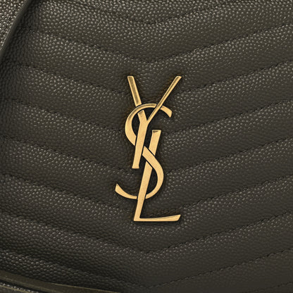 Saint Laurent Grain De Poudre Matelasse Monogram Mini Lou Camera Bag Seaweed 8 of 10