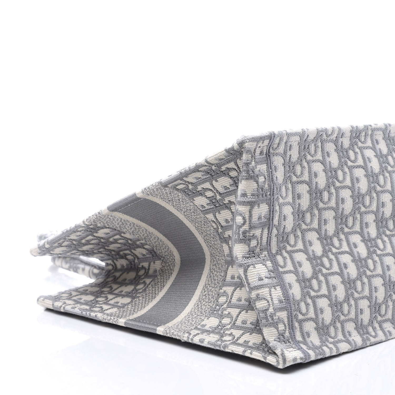 Christian Dior Oblique Medium Book Tote Grey 6 of 10