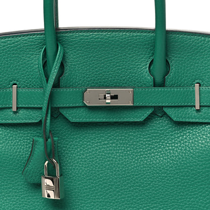 Hermes Togo Verso Birkin 30 Vert Vertigo Vert Fonce 8 of 11