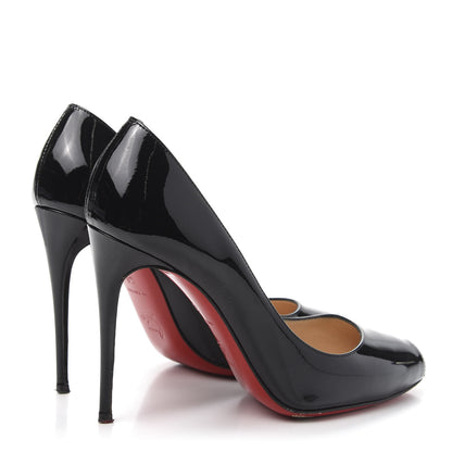 Christian Louboutin Patent Tibur 100 Pumps 36 Black 4 of 8