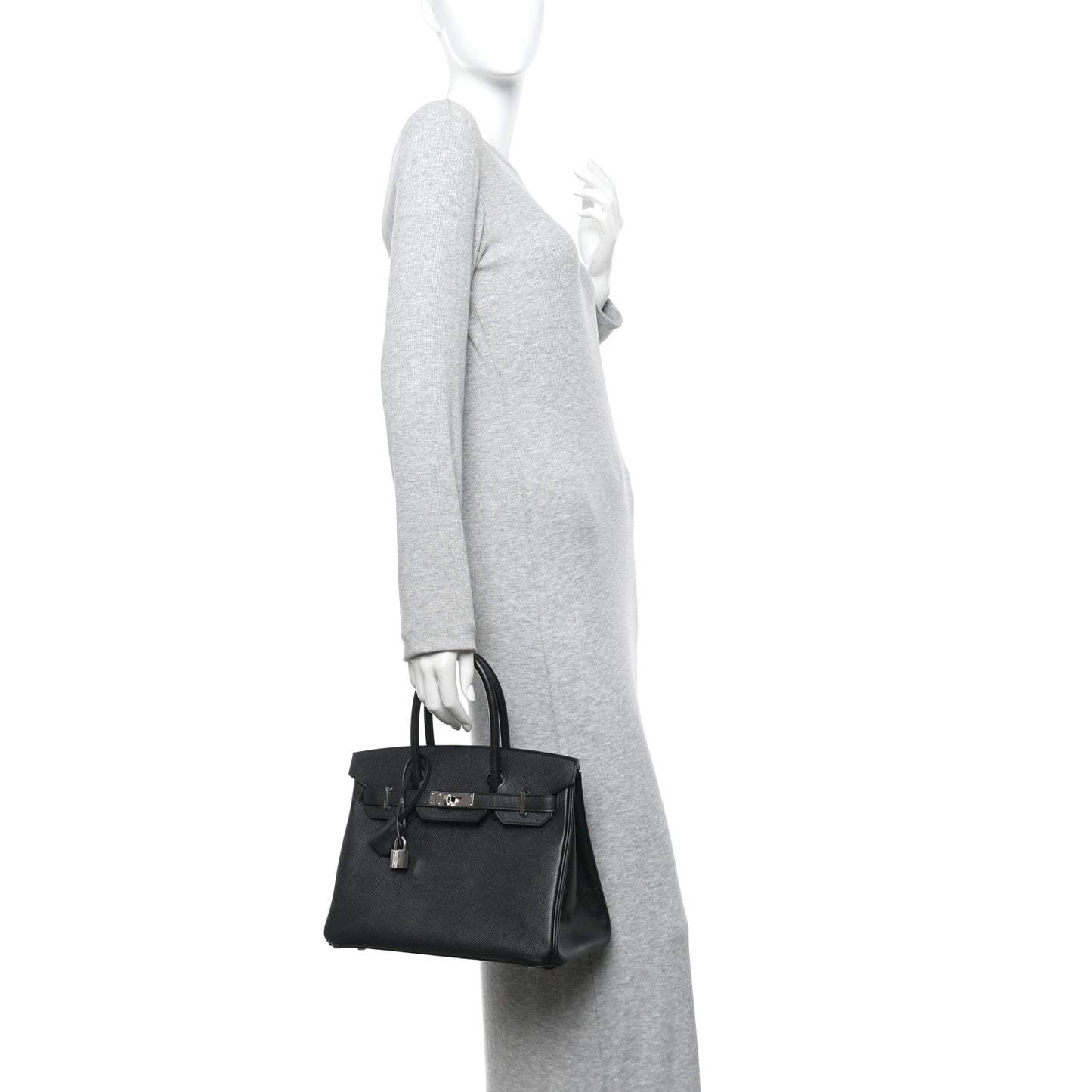 Epsom Birkin 30 Black