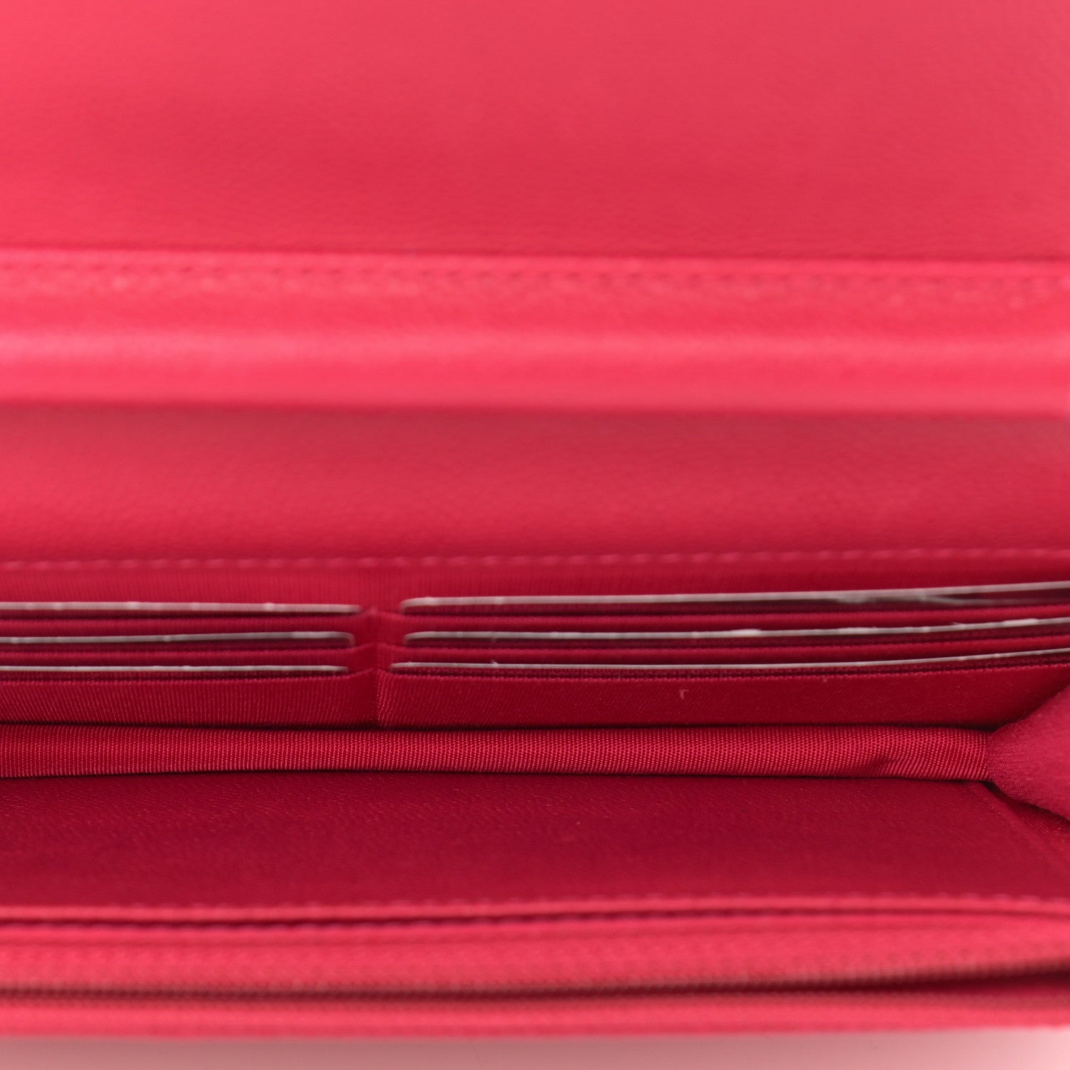 Chanel Caviar Quilted Boy Wallet On Chain WOC Fuchsia 4 of 13