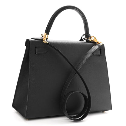 Hermes Epsom Kelly Sellier 28 Black 3 of 10