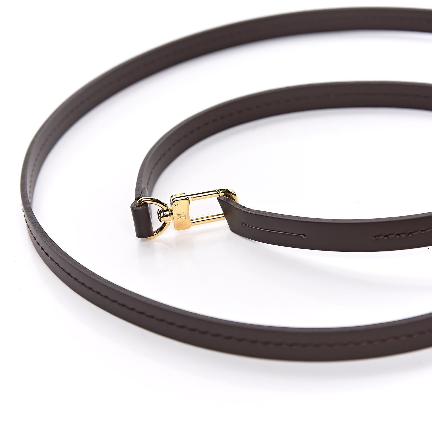 Louis Vuitton Calfskin 12mm Favorite Long Strap Brown 3 of 3