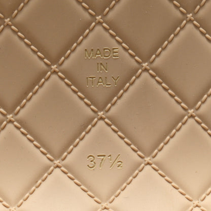 Chanel Raffia CC Platform Mules 37.5 Beige 7 of 9