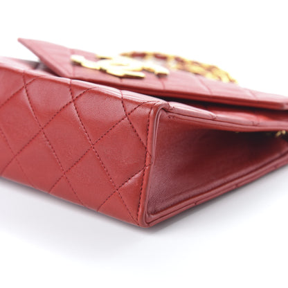 Chanel Lambskin Quilted Envelope Flap Red 7 of 11