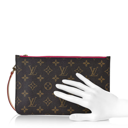 Louis Vuitton Monogram Neverfull MM GM Pochette Pivoine 2 of 8