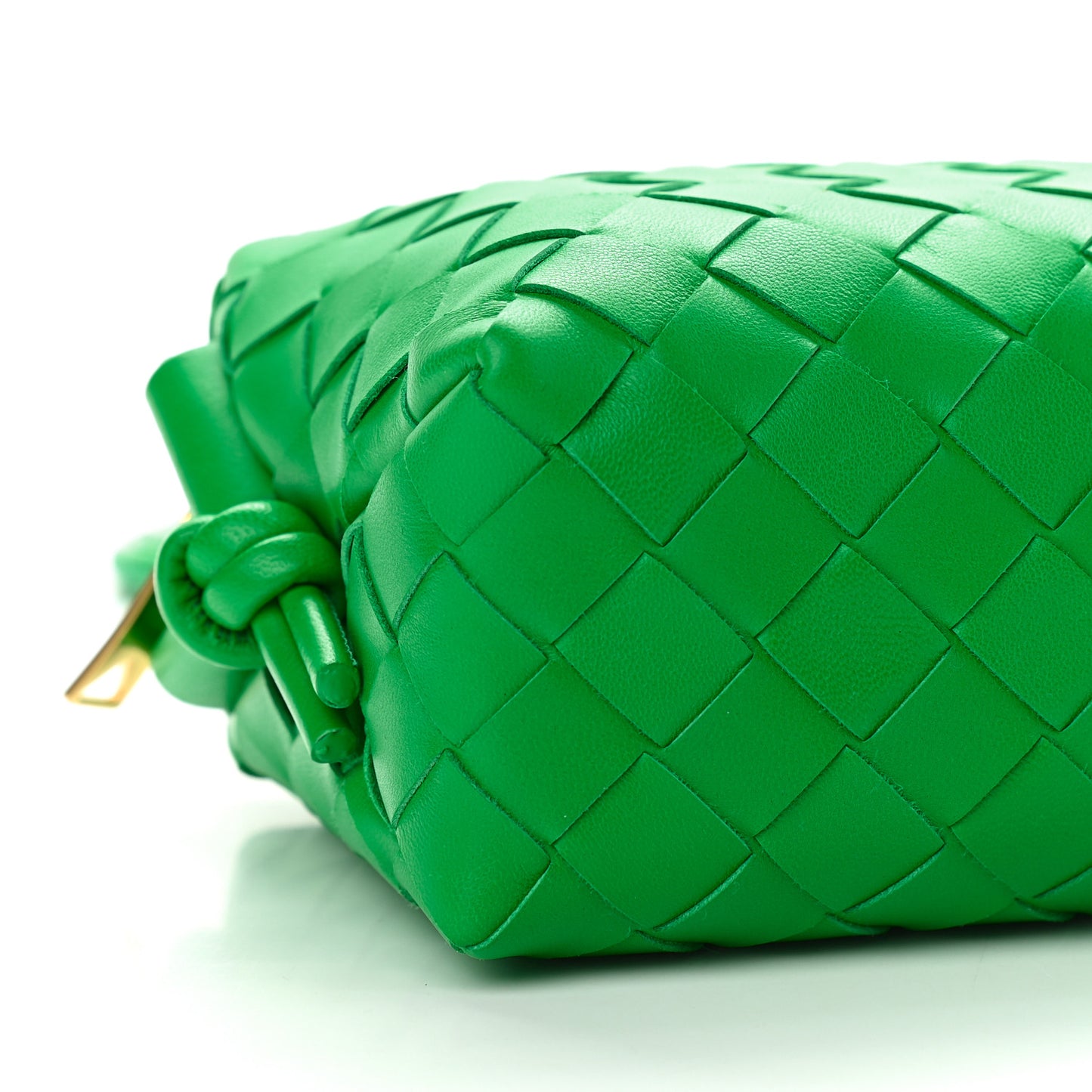 Nappa Intrecciato Mini Loop Camera Bag Parakeet