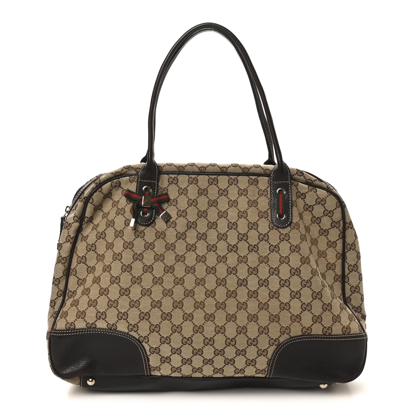 Monogram Large Princy Duffle Bag Dark Brown