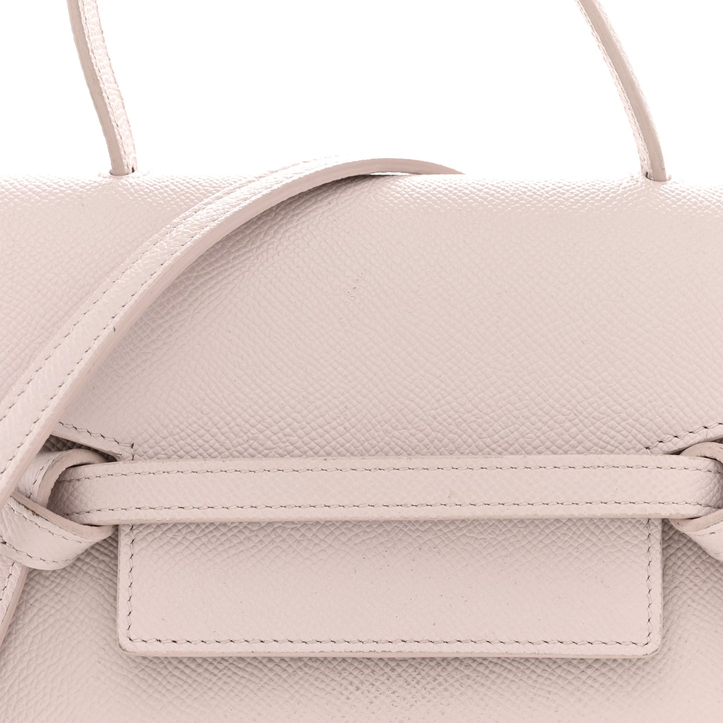 Grained Calfskin Nano Belt Bag Peony