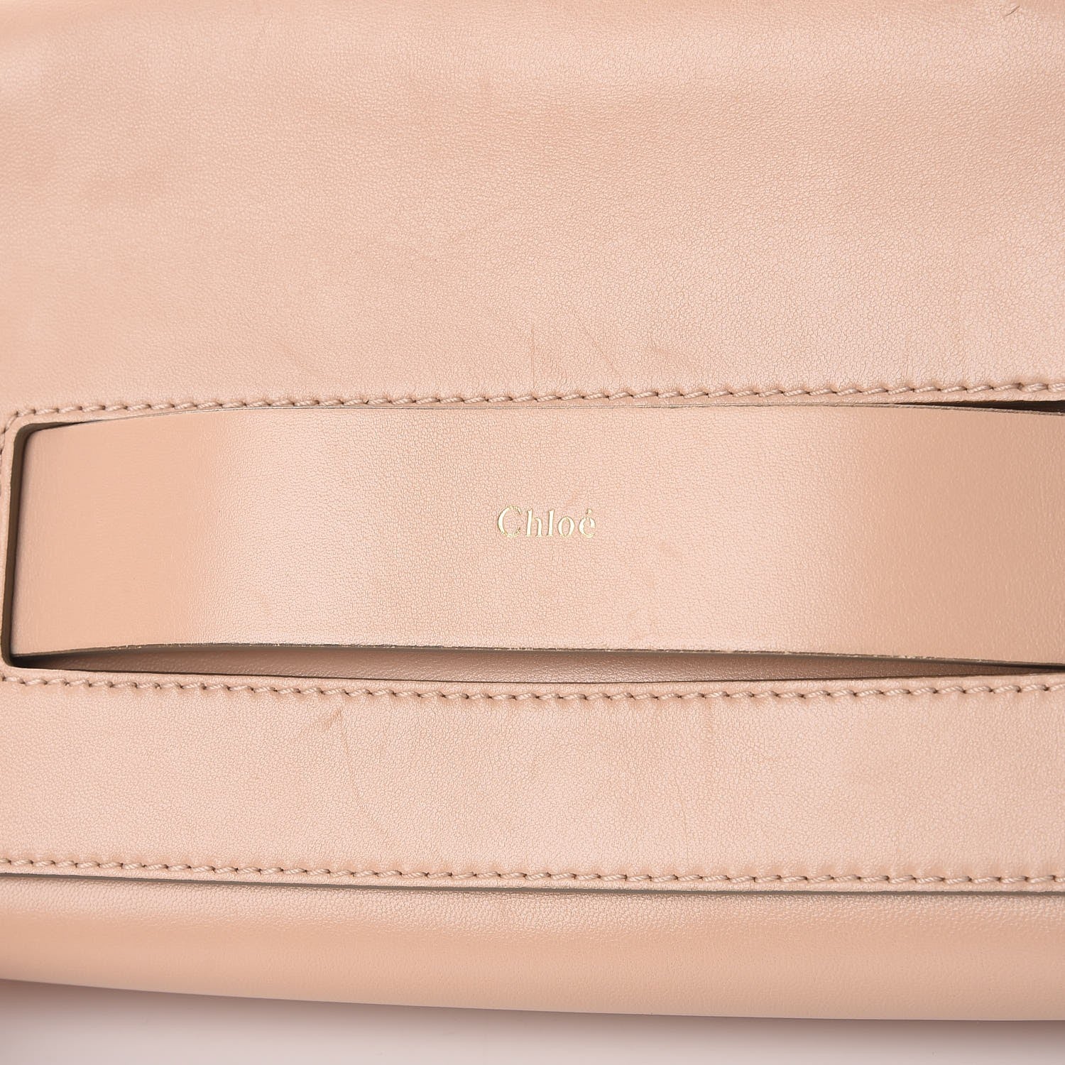Chloe Nappa Medium Elle Chain Clutch Blush Nude 8 of 9