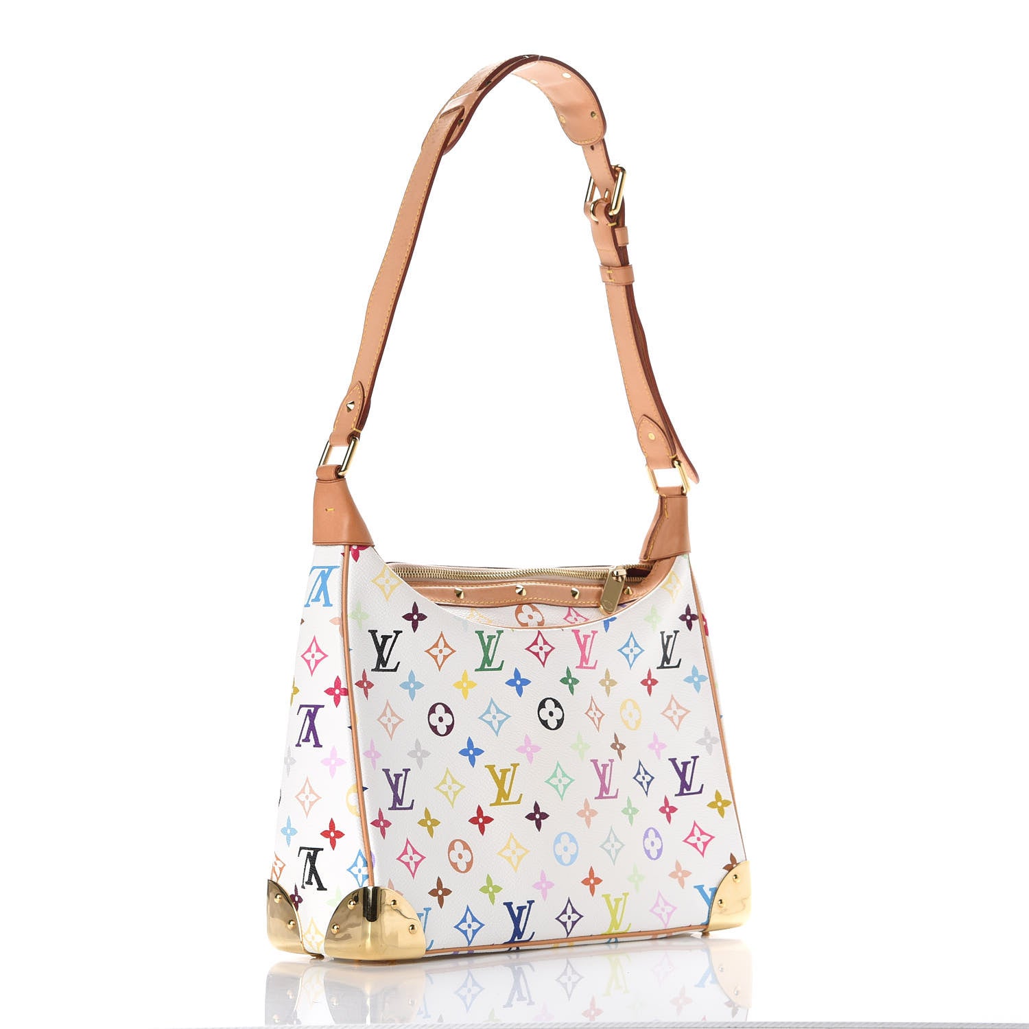 Louis Vuitton Monogram Multicolor Boulogne White 2 of 8