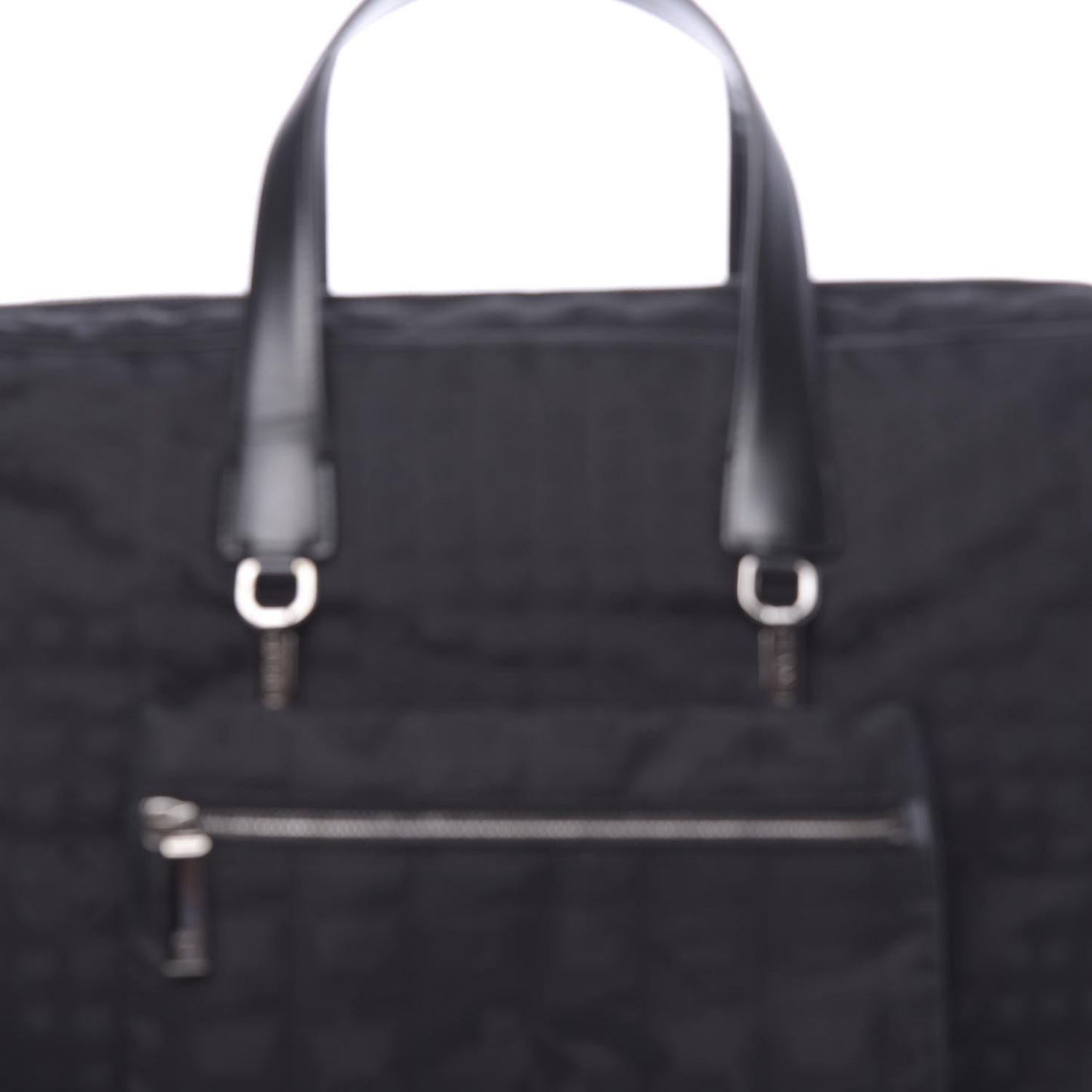 Nylon Travel CC Laptop Briefcase Black