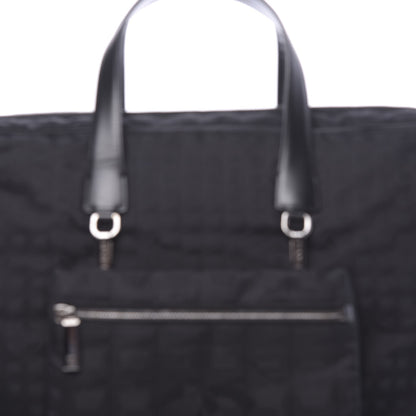Chanel Nylon Travel CC Laptop Briefcase Black 11 of 11