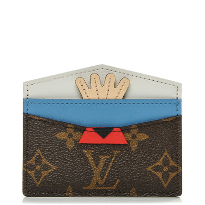 Louis Vuitton Monogram Tribal Mask Card Holder 1 of 7