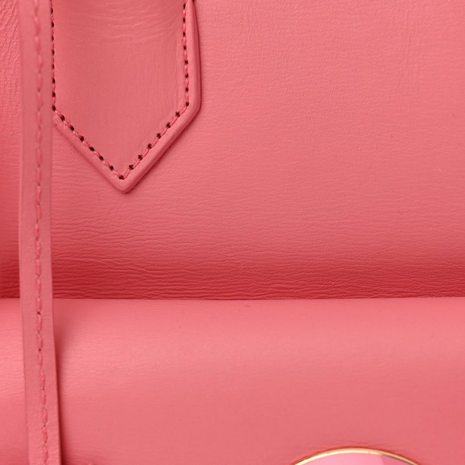 Balenciaga Calfskin Padlock Mini All Afternoon Tote Rose Fluo 11 of 14