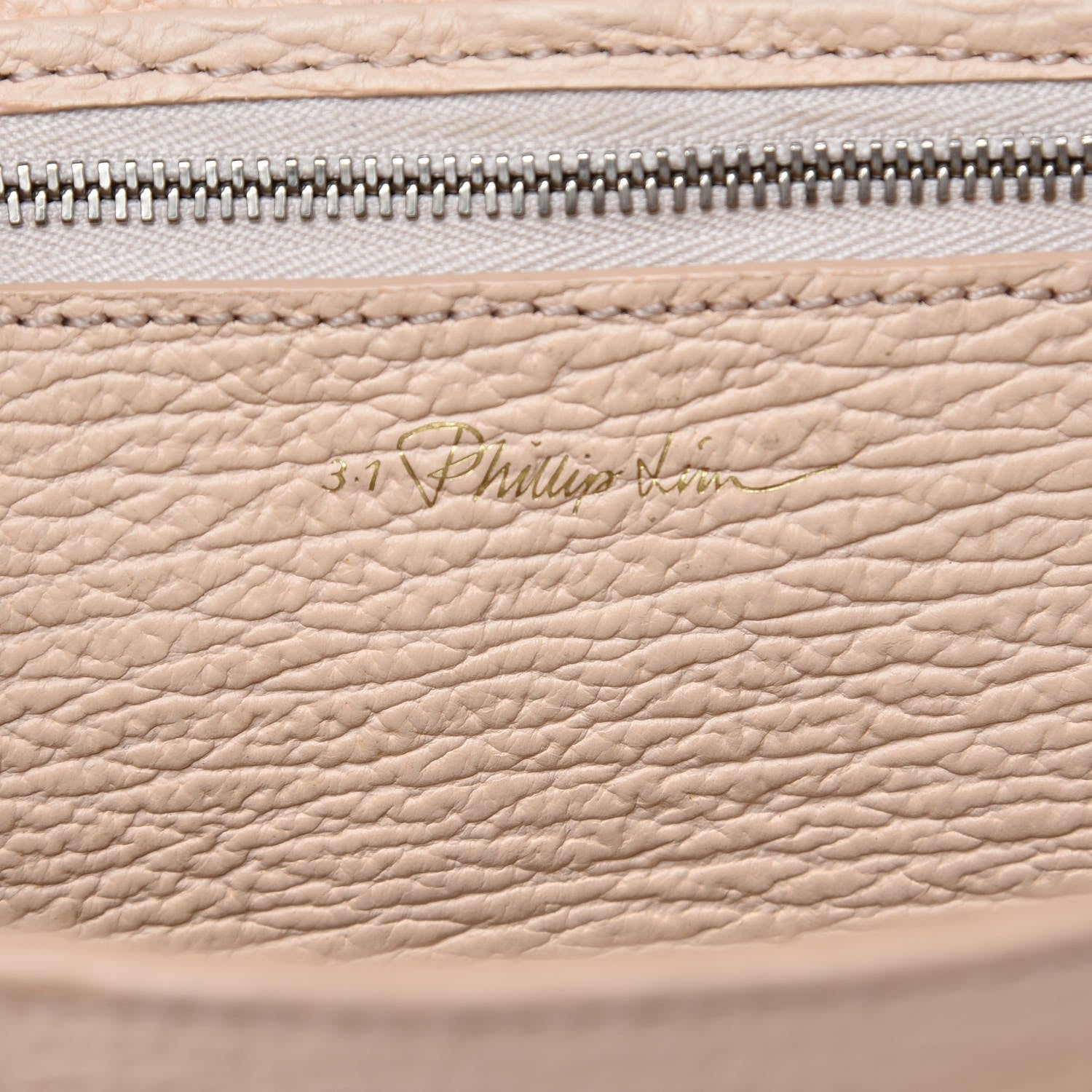 3.1 Phillip Lim 3.1 Textured Calfskin Mini Pashli Satchel White Peach 6 of 10