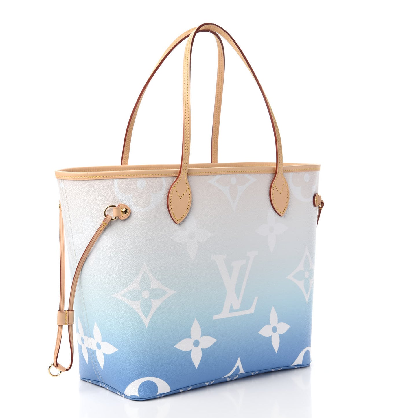 Monogram Giant By The Pool Neverfull MM Blue