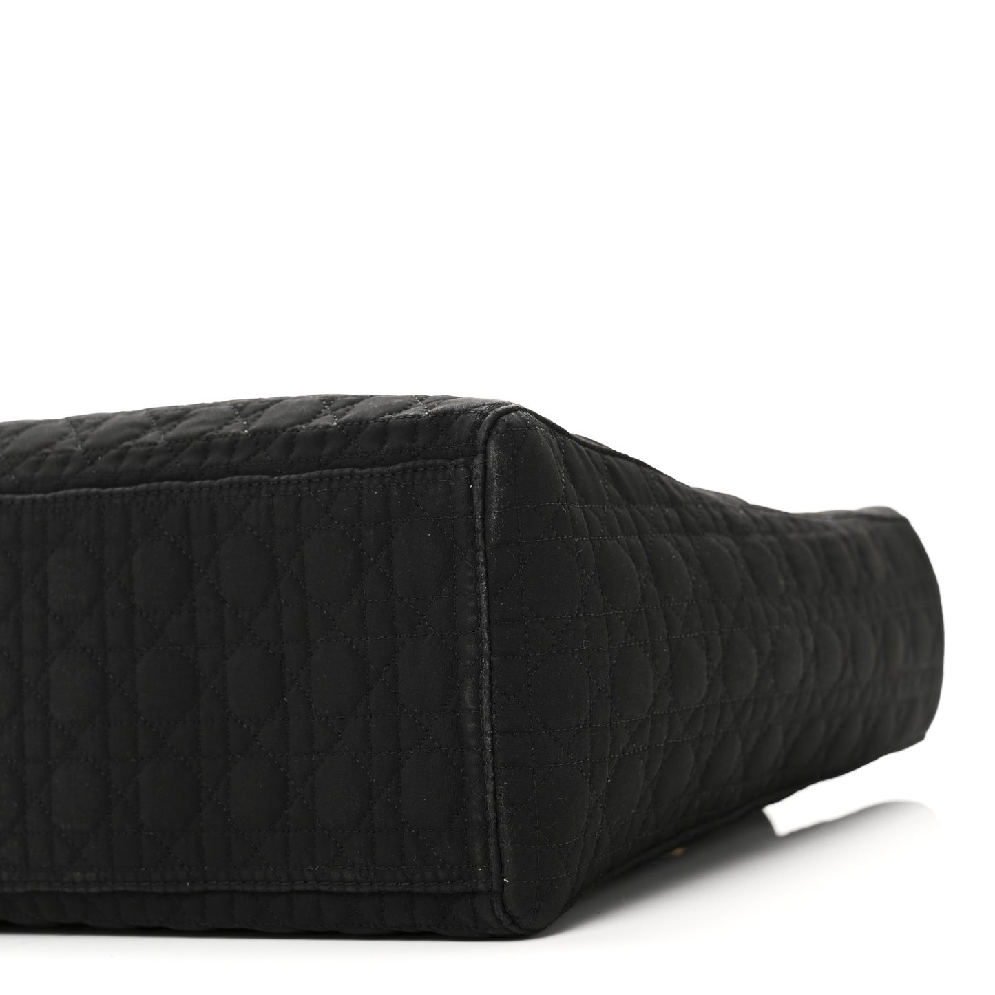 Nylon Cannage Large Lady Dior Black
