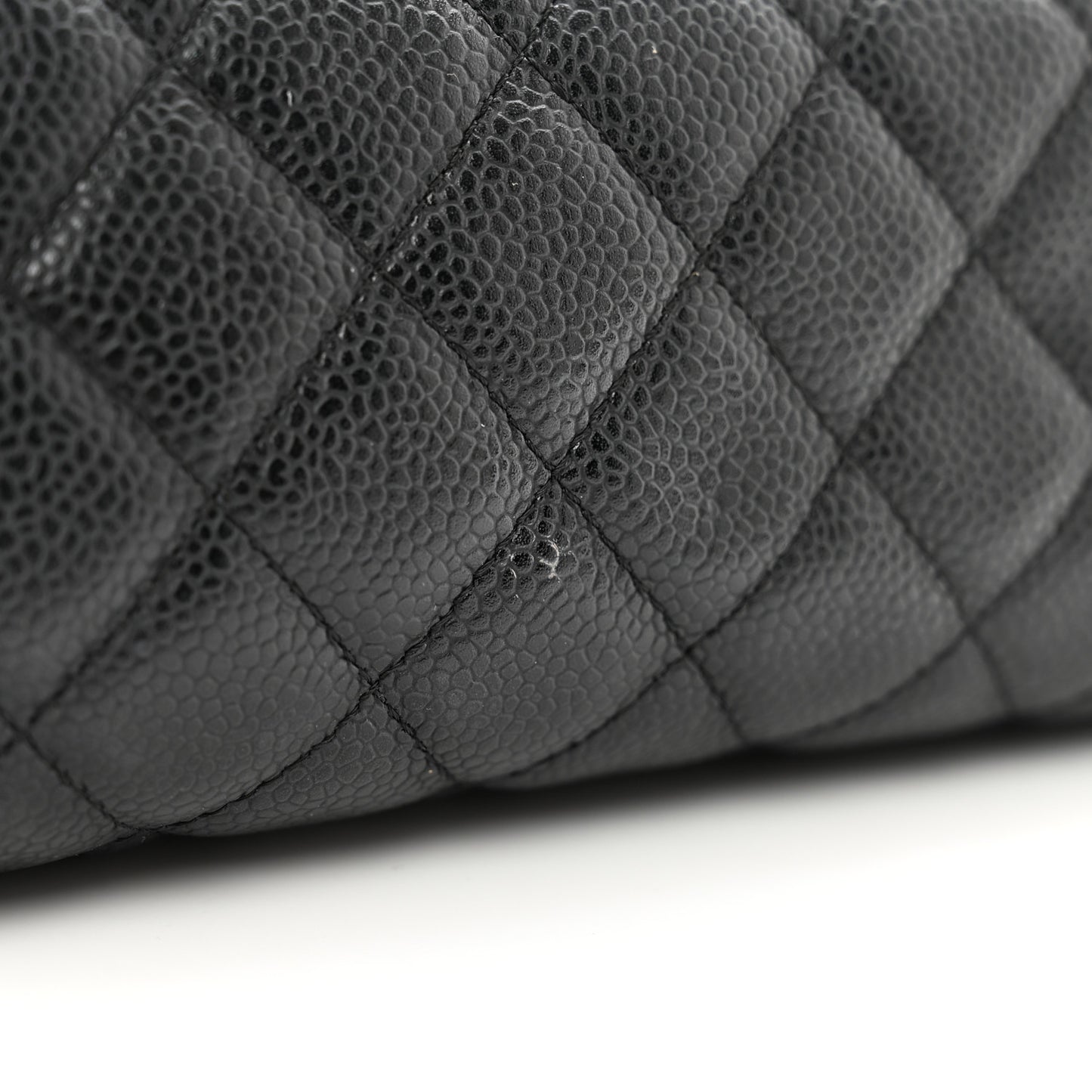Caviar Quilted Timeless Clutch Black