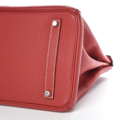 Hermes Togo Horseshoe Birkin 35 Rouge Garance 38 of 42
