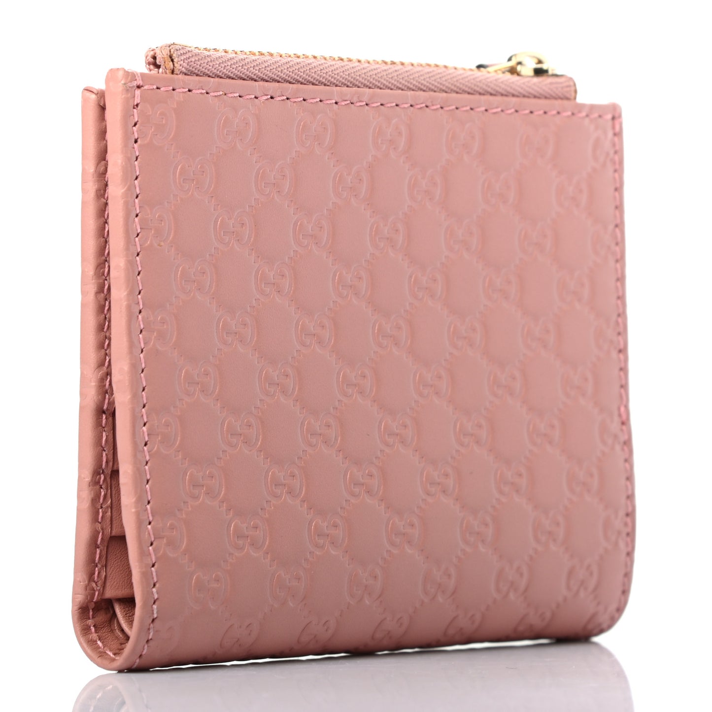 Microguccissima Bi-Fold Wallet Soft Pink